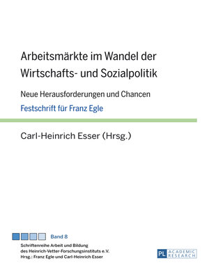 cover image of Arbeitsmärkte im Wandel der Wirtschafts- und Sozialpolitik